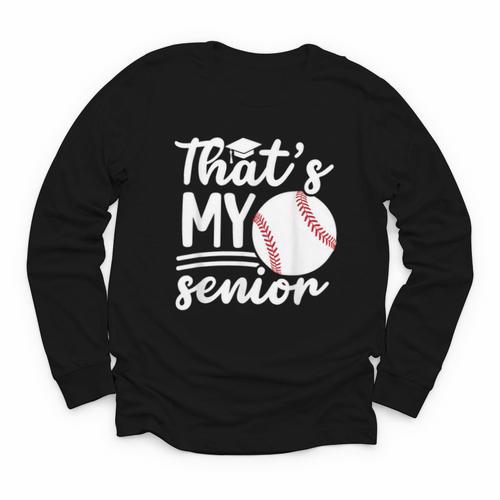 My Senior Baseball Senior Mom 2026 Baseball Senior Mama Youth Long Sleeve Tee - Sportilla