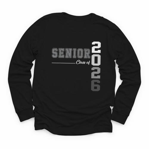 Senior Class Of 2026 Back To School Senior Graduation 2026 Youth Long Sleeve Tee - Savourry
