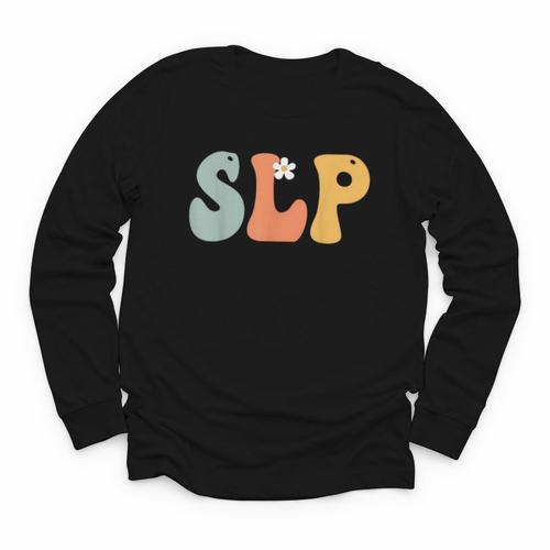 SLP Groovy Women Appreciation Day Hello Back To School Youth Long Sleeve Tee - Savourry