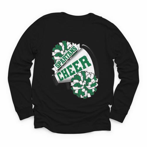Spartans Cheer Back To School Cheerleading Spirit G Youth Long Sleeve Tee - Savourry