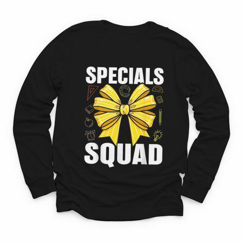Specials Squad Tie Dye Back To School Women Appreciation Youth Long Sleeve Tee - Savourry