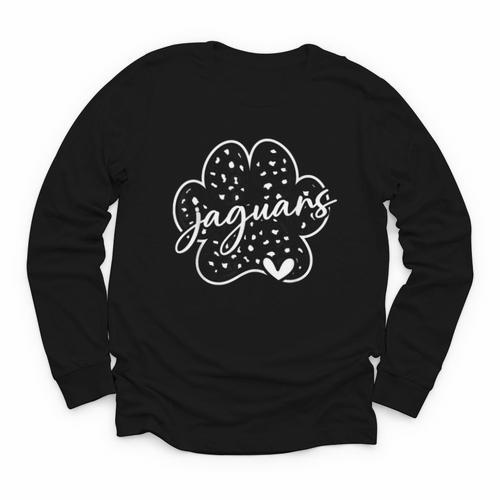 Vintage Jaguars School Spirit Team Pride Back To School Youth Long Sleeve Tee - Savourry