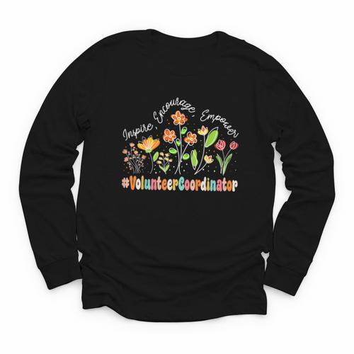 Volunteer Coordinator Appreciation Week Back To School Youth Long Sleeve Tee - Savourry