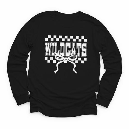 Wildcats School Spirit Team Go Back To School Youth Long Sleeve Tee - Savourry