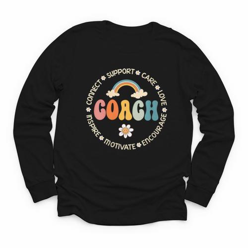 Women's Coach Appreciation Week Back To School Youth Long Sleeve Tee - Savourry