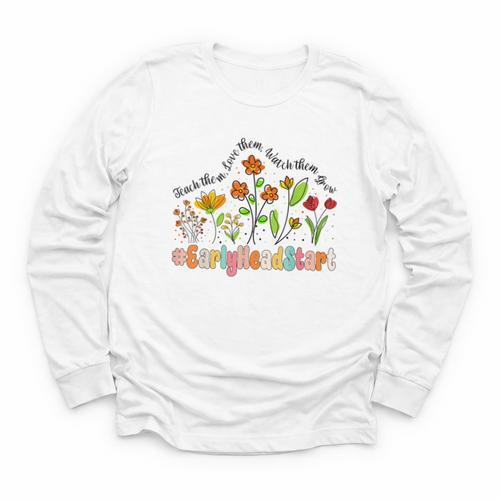 Early Head Start Appreciation Week Back To School Youth Long Sleeve Tee - Savourry