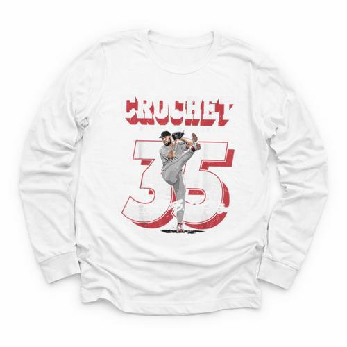Garrett Crochet Boston Baseball Players MLBGCR201M Youth Long Sleeve Tee - Sportilla