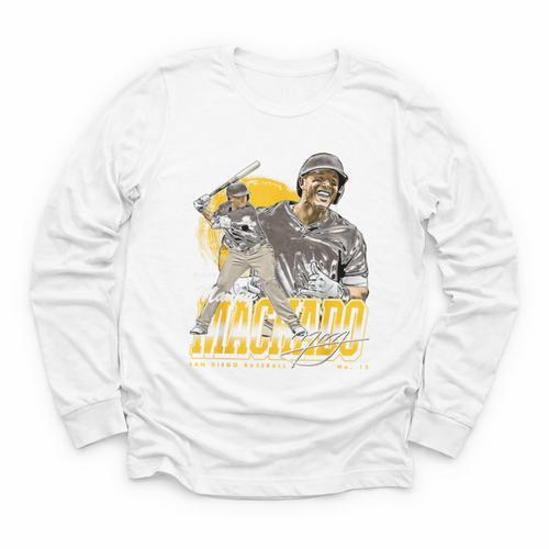 Manny Machado San Diego MLB Baseball Players MLBMMA302N Youth Long Sleeve Tee - Sportilla