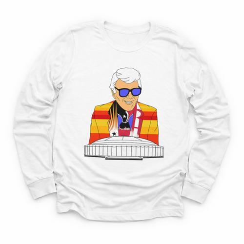 Marvin Zindler Houston Soccer Football Basketball Baseball Premium Tri-Blend Youth Long Sleeve Tee - Sportilla