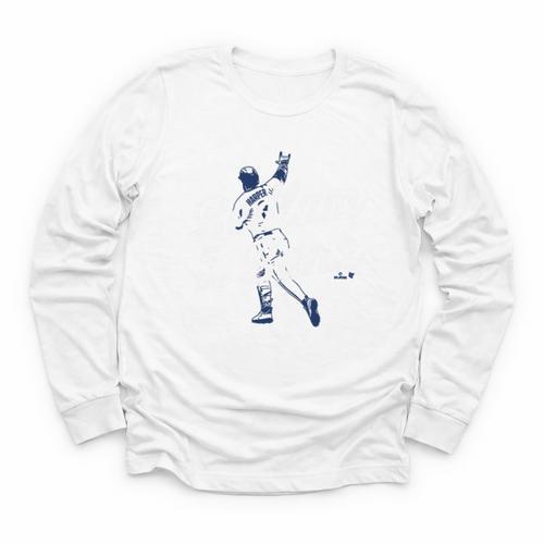 Philly Bedlam Bedlam At The Bank Philadelphia Baseball Premium Tri-Blend Youth Long Sleeve Tee - Sportilla
