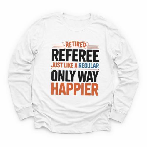 Retired Basketball Referee For Baseball Refs Youth Long Sleeve Tee - Sportilla