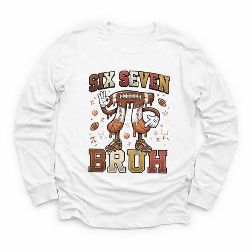 Six Seven 67 Happy Pi Day 314 Football Basketball Baseball Youth Long Sleeve Tee - Sportilla