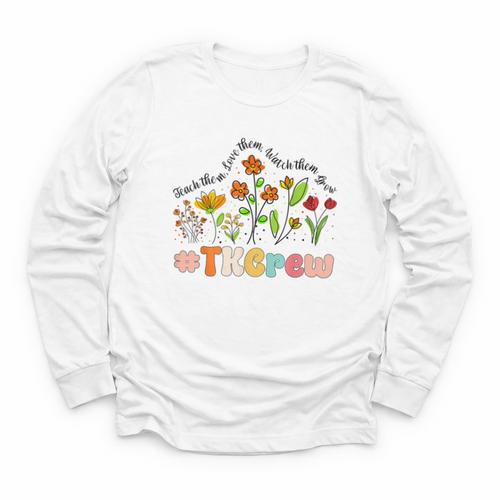 TK Crew Appreciation Week Back To School Youth Long Sleeve Tee - Savourry