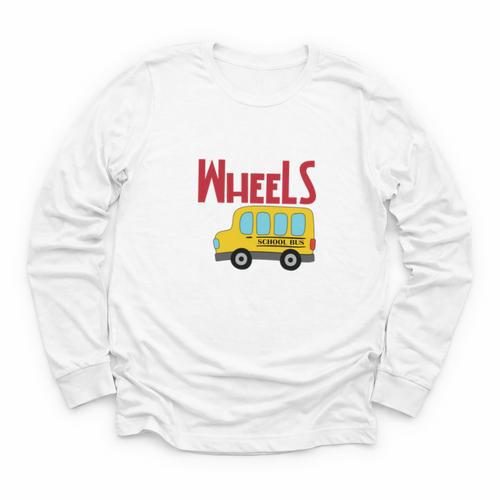 Wheels On The Bus Kids Back To School Youth Long Sleeve Tee - Savourry