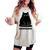 Annoyed Cat Dismissedarcastic Rolling Eyes カワイイキャット レディースオーバーサイズコンフォートTシャツ Ivory