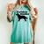 Golden Mama レディースオーバーサイズコンフォートTシャツ Chalky Mint
