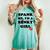 Pank Me I'm A Kinky Girl レディースオーバーサイズコンフォートTシャツ Chalky Mint Pank Me I'm A Kinky Girl レディースオーバーサイズコンフォートTシャツ Chalky Mint
