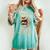 オンバック 5月61日 誕生日 男性 女性 1965年 テディベア レディースオーバーサイズコンフォートTシャツ Chalky Mint
