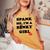 Pank Me I'm A Kinky Girl レディースオーバーサイズコンフォートTシャツ Mustard Pank Me I'm A Kinky Girl レディースオーバーサイズコンフォートTシャツ Mustard