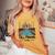 タージマハル インド お土産 女性 男性 インド土産 レディースオーバーサイズコンフォートTシャツ Mustard タージマハル インド お土産 女性 男性 インド土産 レディースオーバーサイズコンフォートTシャツ Mustard
