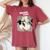 Trashed Panda ミーム アライグマ 面白いアート レディースオーバーサイズコンフォートTシャツ Crimson Trashed Panda ミーム アライグマ 面白いアート レディースオーバーサイズコンフォートTシャツ Crimson