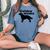 Golden Mama レディースオーバーサイズコンフォートTシャツ Blue Jean