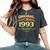 33歳 誕生日 男性女性intage 1993年1993年生まれ レトロデザインブランド レディースオーバーサイズコンフォートTシャツ Pepper