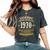 56歳 誕生日 男性女性intage 1970年1970年生まれ レトロデザインブランド レディースオーバーサイズコンフォートTシャツ Pepper 56歳 誕生日 男性女性intage 1970年1970年生まれ レトロデザインブランド レディースオーバーサイズコンフォートTシャツ Pepper