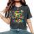 Last Day Ofchool For Teacher Off Duty Tie And Dye レディースオーバーサイズコンフォートTシャツ Pepper Last Day Ofchool For Teacher Off Duty Tie And Dye レディースオーバーサイズコンフォートTシャツ Pepper