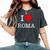 I Love Roma Graphic Novelty & Cool s レディースオーバーサイズコンフォートTシャツ Pepper I Love Roma Graphic Novelty & Cool s レディースオーバーサイズコンフォートTシャツ Pepper