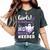 ハロウィンメイクのジョーク、女の子、面白い、英語で レディースオーバーサイズコンフォートTシャツ Pepper ハロウィンメイクのジョーク、女の子、面白い、英語で レディースオーバーサイズコンフォートTシャツ Pepper