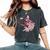 マダム秀 花tシャツ（2） さくら レディースオーバーサイズコンフォートTシャツ Pepper