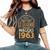誕生日 男性 ギフト 女性 レジェンド 1963年5月 レディースオーバーサイズコンフォートTシャツ Pepper