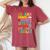 Daycare Teacher Ipeak Toddler Preschool Kindergarten レディースオーバーサイズコンフォートTシャツ Crimson