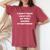 I Don't Need Chat Gpt My Wife Knows Everything 夫 男性 レディースオーバーサイズコンフォートTシャツ Crimson