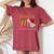 Fabulous Queen 91歳の誕生日クルーパーティ隊のお祝い 長袖tシャツ レディースオーバーサイズコンフォートTシャツ Crimson
