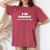 Bowling Perfect 300 ゲームボウリング 10 パーフェクト ストライク レディースオーバーサイズコンフォートTシャツ Crimson
