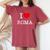 I Love Roma Graphic Novelty & Cool s レディースオーバーサイズコンフォートTシャツ Crimson I Love Roma Graphic Novelty & Cool s レディースオーバーサイズコンフォートTシャツ Crimson