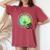 Mandala Namaste スピリチュアルブッダ ファッション服セット グリーン レディースオーバーサイズコンフォートTシャツ Crimson