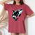 Orca シャツ オーシャン シャチ 恋人 男性 男の子 女の子 キッズ シャチ レディースオーバーサイズコンフォートTシャツ Crimson Orca シャツ オーシャン シャチ 恋人 男性 男の子 女の子 キッズ シャチ レディースオーバーサイズコンフォートTシャツ Crimson