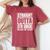Straight Outta 5Th Gradechool Graduation Class Of 2033 レディースオーバーサイズコンフォートTシャツ Crimson