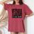Yeshua Is His Name Jesus Christian Faith 引用句 インスピレーション レディースオーバーサイズコンフォートTシャツ Crimson