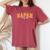 ガパンシティ フィリピン フィリピン Ph ピノイ 男性 女性 長袖tシャツ レディースオーバーサイズコンフォートTシャツ Crimson ガパンシティ フィリピン フィリピン Ph ピノイ 男性 女性 長袖tシャツ レディースオーバーサイズコンフォートTシャツ Crimson