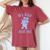 キッズ お父さん お父さん 息子 娘 ゾウ 男の子 女の子 レディースオーバーサイズコンフォートTシャツ Crimson キッズ お父さん お父さん 息子 娘 ゾウ 男の子 女の子 レディースオーバーサイズコンフォートTシャツ Crimson