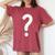 クエスチョンマーク シャツ カップル 男性 女性 キッズ Guess Who コスチューム レディースオーバーサイズコンフォートTシャツ Crimson クエスチョンマーク シャツ カップル 男性 女性 キッズ Guess Who コスチューム レディースオーバーサイズコンフォートTシャツ Crimson