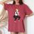 ボディービルダー 脚の日 女の子 ケトルベル フィットネス ボディービル レディースオーバーサイズコンフォートTシャツ Crimson