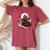 女の子 刀 刀 侍 ヴィンテージ 戦闘機 レトロ デザイン レディースオーバーサイズコンフォートTシャツ Crimson 女の子 刀 刀 侍 ヴィンテージ 戦闘機 レトロ デザイン レディースオーバーサイズコンフォートTシャツ Crimson