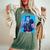 Japanese Anime Girl 日本のアニメの女の子 レディースオーバーサイズコンフォートTシャツ Moss Japanese Anime Girl 日本のアニメの女の子 レディースオーバーサイズコンフォートTシャツ Moss