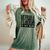 Yeshua Is His Name Jesus Christian Faith 引用句 インスピレーション レディースオーバーサイズコンフォートTシャツ Moss