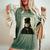 エドゥアール・マネ スミレの花束とベルテ・モリゾ レディースオーバーサイズコンフォートTシャツ Moss エドゥアール・マネ スミレの花束とベルテ・モリゾ レディースオーバーサイズコンフォートTシャツ Moss